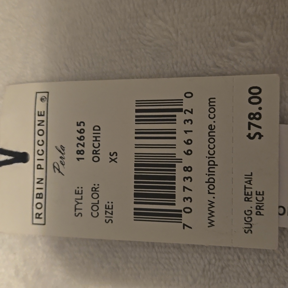 NWT Robin Piccone Perla Bikini Color Orchid Size XS - Picture 5 of 7